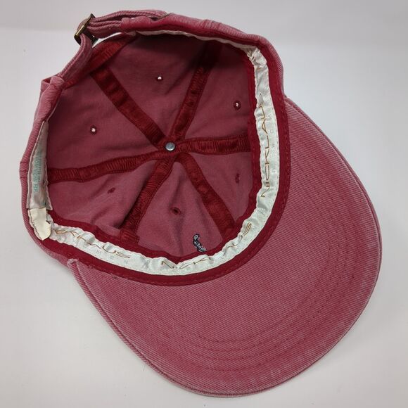 Nicklaus For Women Slideback Hat Red One Size Adjustable Embroidered 6 Panel - Picture 6 of 8